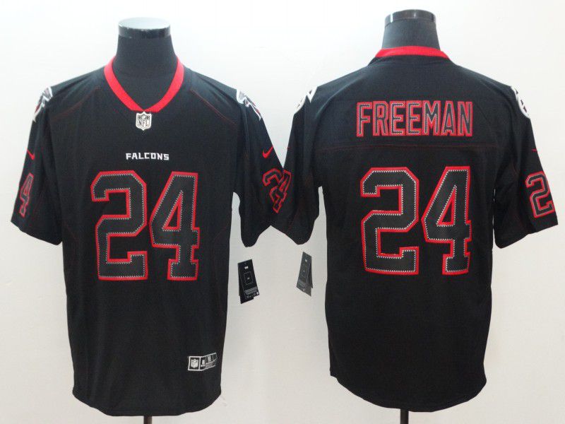 Men Atlanta Falcons #24 Freeman Nike Lights Out Black Color Rush Limited NFL Jerseys->buffalo bills->NFL Jersey